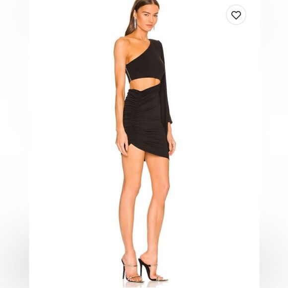 Michael Costello x REVOLVE Alessia Cut Out Dress in Black.Size XS - Picture 3 of 11